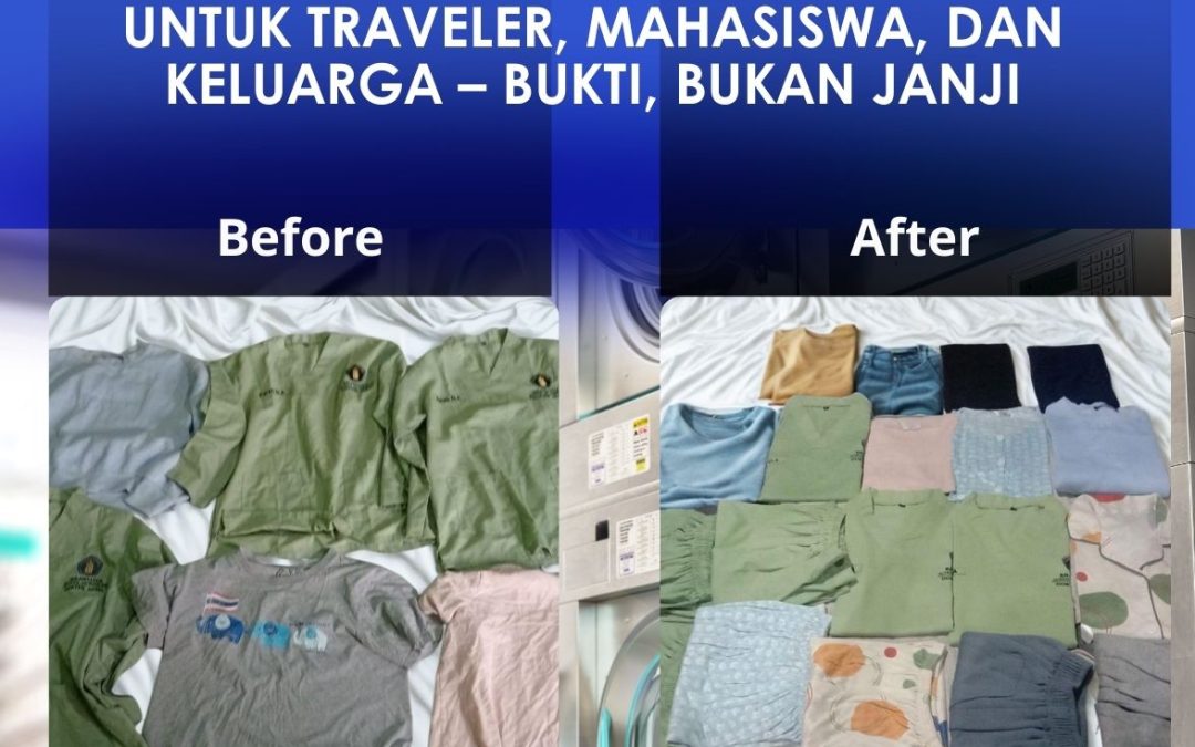 Laundry Aman di Malang untuk Traveler & Mahasiswa