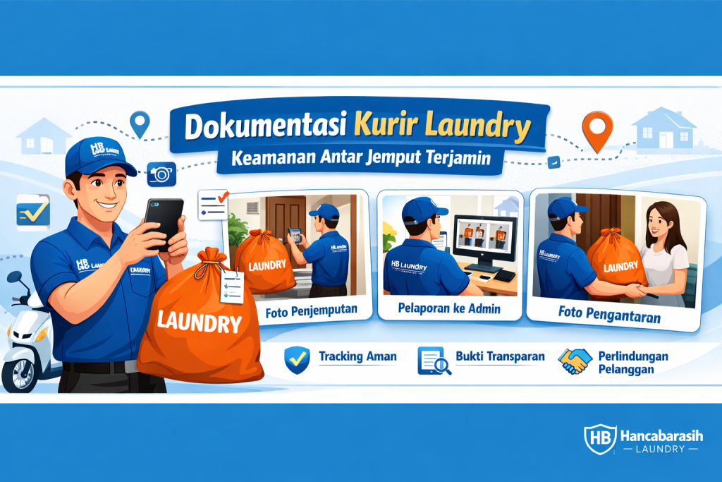 Dokumentasi Kurir Laundry Keamanan Antar Jemput Terjamin