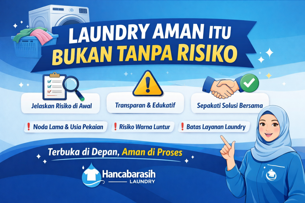 Laundry Aman Itu Bukan Tanpa Risiko, Tapi Dijelaskan Sejak Awal