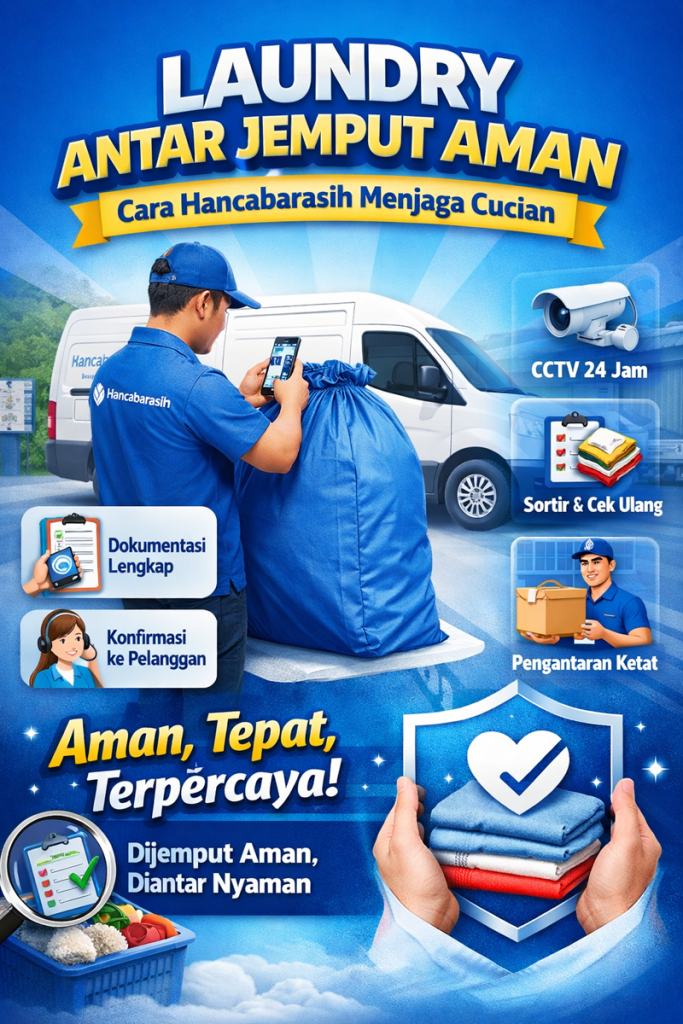 Laundry Antar Jemput Aman Cara Hancabarasih Menjaga Cucian