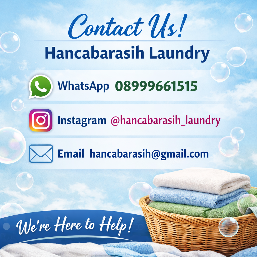 Contact Us - Hancabarasih Laundry